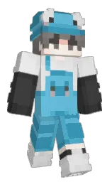Masimain's Minecraft skin wearing the Aurora cape