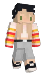 F0q_'s Minecraft skin wearing the Aurora cape