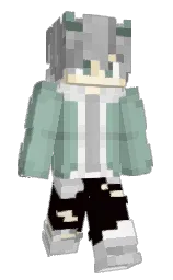 wuyuLive's Minecraft skin wearing the 15th Anniversary cape