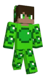 The_Peashooter's Minecraft skin wearing the Migrator cape