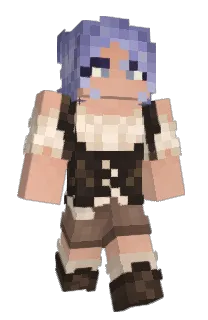 Front of trioven's skin