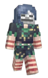 Slim Minecraft skin