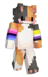white linen and ecru white Minecraft skin — Slim model