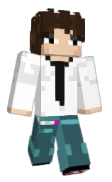 white and mikado Minecraft skin — Classic model