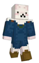quarter spanish white and elephant Minecraft skin — Classic model