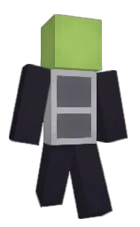 baltic sea and black Minecraft skin — Classic model