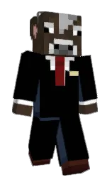 black and pickled bluewood Minecraft skin — Slim model — first worn by Rehart3