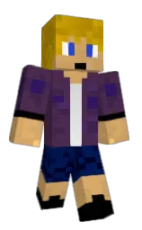 Corthex's Minecraft skin wearing the Migrator cape
