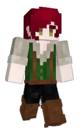 linen and rosewood Minecraft skin — Slim model — first worn by val_averescu
