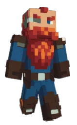 Famousjulz's Minecraft skin wearing the Migrator cape