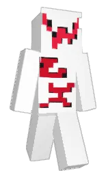 white and shark Minecraft skin — Slim model