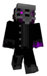 black and mine shaft Minecraft skin — Classic model — first worn by Rooklington