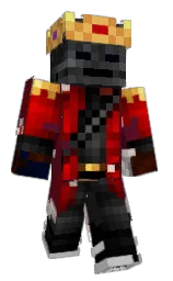 maroon oak and black Minecraft skin — Classic model