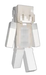fantasy and white Minecraft skin — Slim model — first worn by saniety