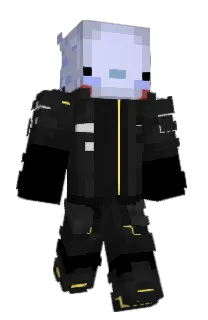 Front of ChocoMenthe's skin
