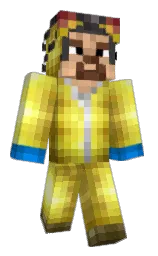 Magnetically's Minecraft skin wearing the Pan cape