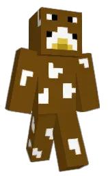 white and cafe royale Minecraft skin — Classic model — first worn by corgimaster8