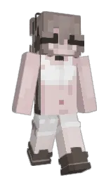 wafer and armadillo Minecraft skin — Slim model — first worn by PowdaaVgk