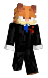 black and woodsmoke Minecraft skin — Slim model — first worn by matei2014