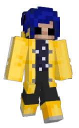 bright sun and mustard Minecraft skin — Classic model — first worn by Shred720