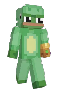 Front of GodFelo's skin