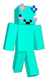adcota's Minecraft skin wearing the Aurora cape