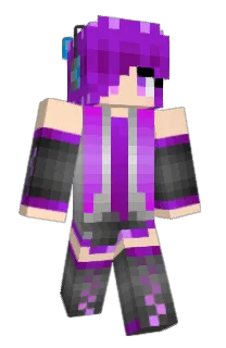 Front of GlitchyLoll's skin