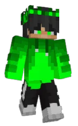 green and mine shaft Minecraft skin — Classic model — first worn by Philipp2023