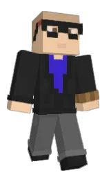mine shaft and dove gray Minecraft skin — Classic model — first worn by Cactus_Nort