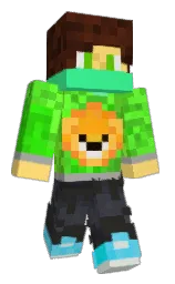 spring green and tuatara Minecraft skin — Classic model — first worn by Jakob8284