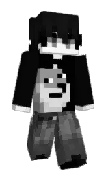 cod gray and black Minecraft skin — Slim model