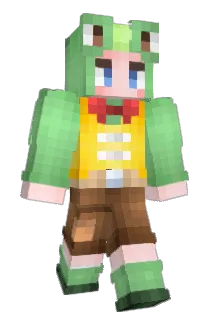 145km Minecraft avatar full body