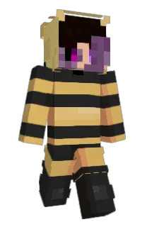 Front of Fuzzia's skin