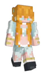 opal and tuna Minecraft skin — Slim model — first worn by Ahngela