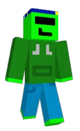 bilbao and green Minecraft skin — Classic model — first worn by Cooper_Plays123