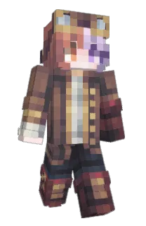 Front of JohnAfro's skin