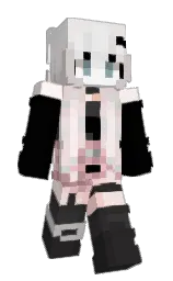 black and mine shaft Minecraft skin — Classic model