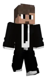 zeus and black Minecraft skin — Classic model