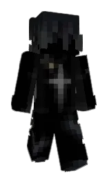 black and woodsmoke Minecraft skin — Slim model — first worn by Subsways