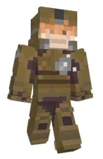 Front of Plorbu's skin