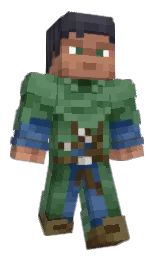 Blackberritos's Minecraft skin wearing the Migrator cape