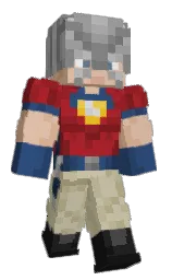 MimsMaster321's Minecraft skin wearing the 15th Anniversary cape