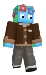 nathmm's Minecraft skin wearing the Menace cape