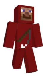 dark tan and ironstone Minecraft skin — Classic model — first worn by Defera