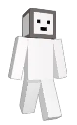 white and rose white Minecraft skin — Classic model — first worn by Paty222