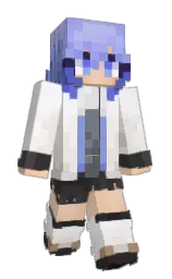 Ph205's Minecraft skin wearing the Menace cape