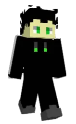 black and tundora Minecraft skin — Classic model