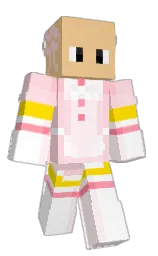 Bearbloc's Minecraft skin wearing the Cherry Blossom cape