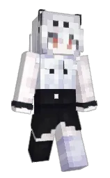 lavender blush and cinder Minecraft skin — Classic model