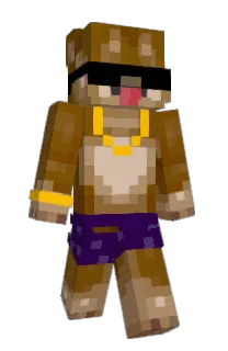 Front of Aguish's skin